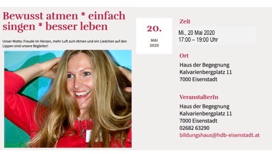 Gruppe Eisenstadt, COPD, DSA Eveline Skarek, Institut für Kunst- und Gesangstherapie